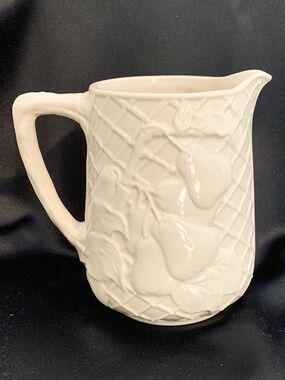 Godinger & Co. Embossed Pear Ivory Pitcher